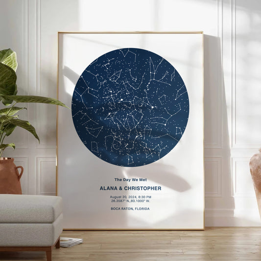 Star Map Poster