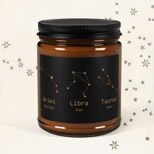 Custom Sun Moon & Rising Candle