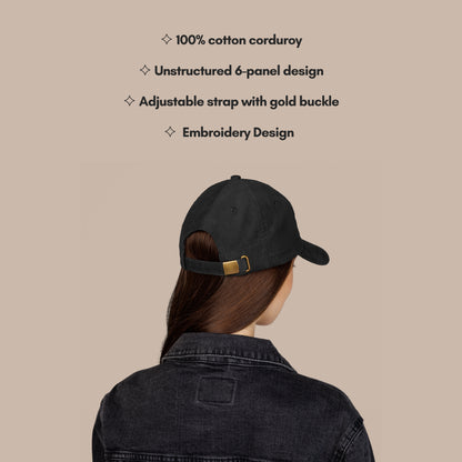 “Cute but Scorpio” Corduroy Cap