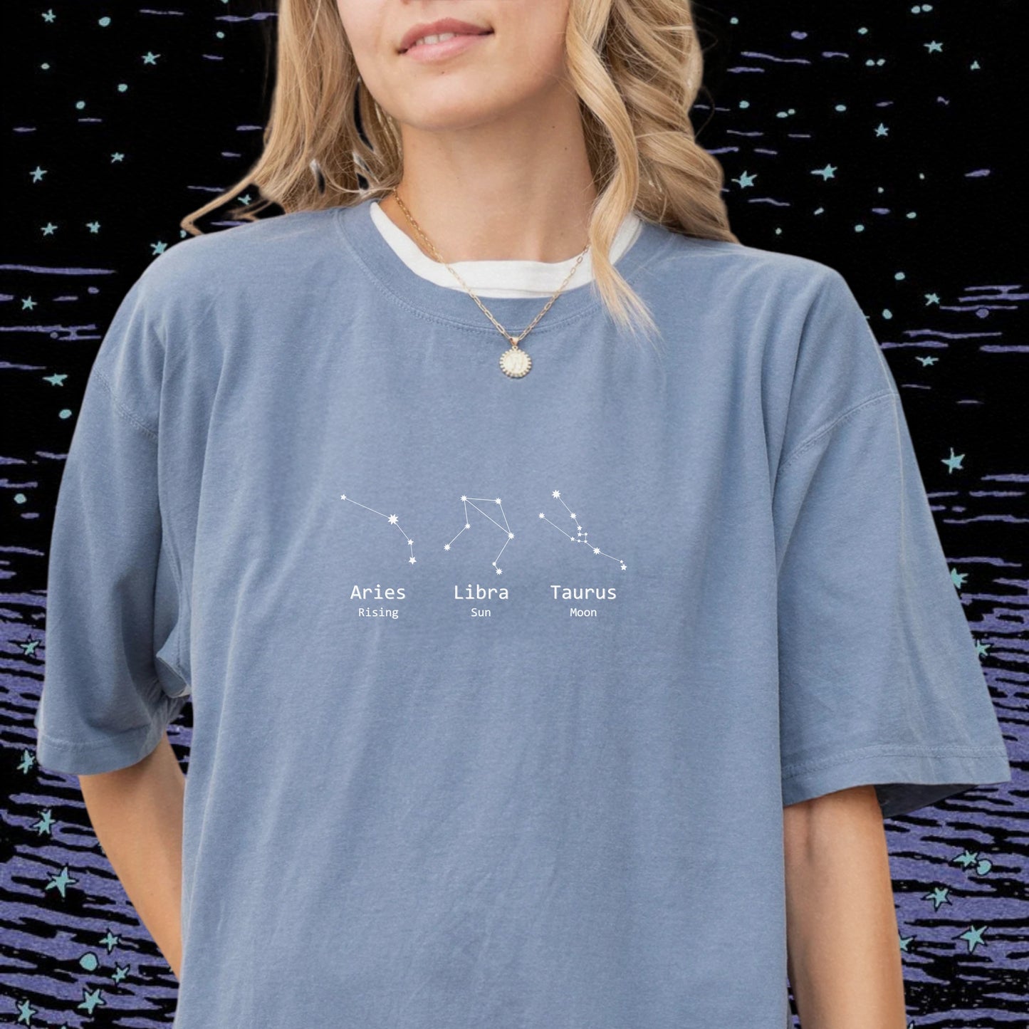 Custom Sun Moon & Rising Shirt