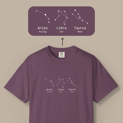 Custom Sun Moon & Rising Shirt