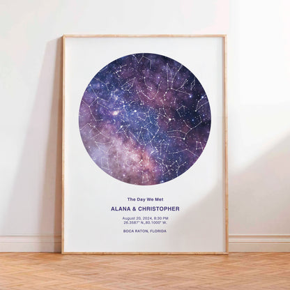 Star Map Poster