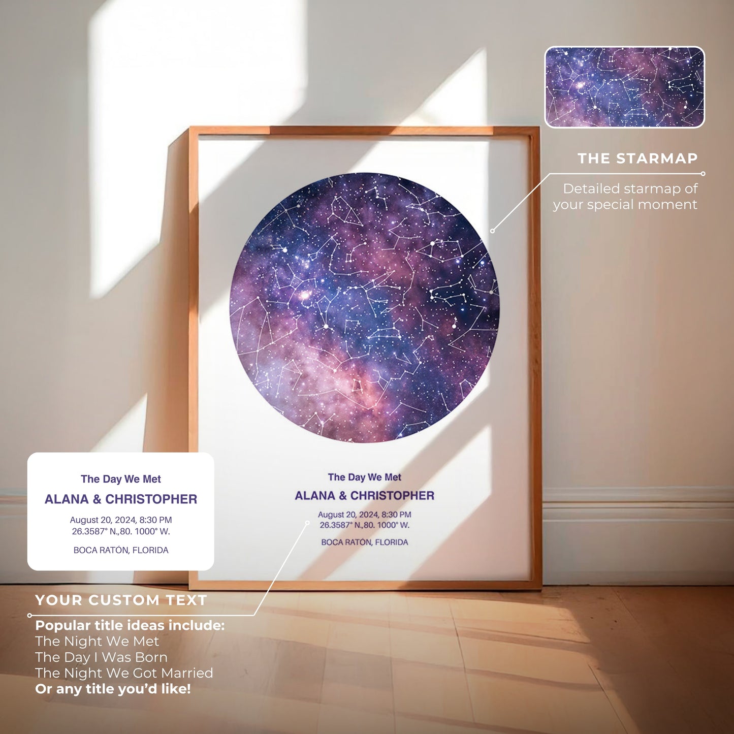 Star Map Poster