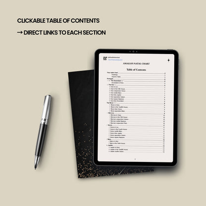 Personalized Natal Chart Analysis