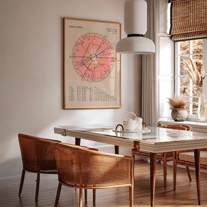 Natal Chart Poster | Celestial